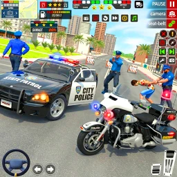 أيقونة Police Car Chase: Cop Games 3D